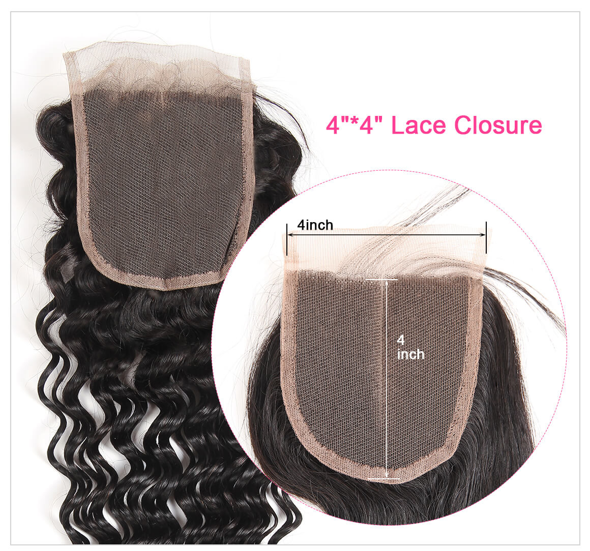 Deep Wave with Lace Closure